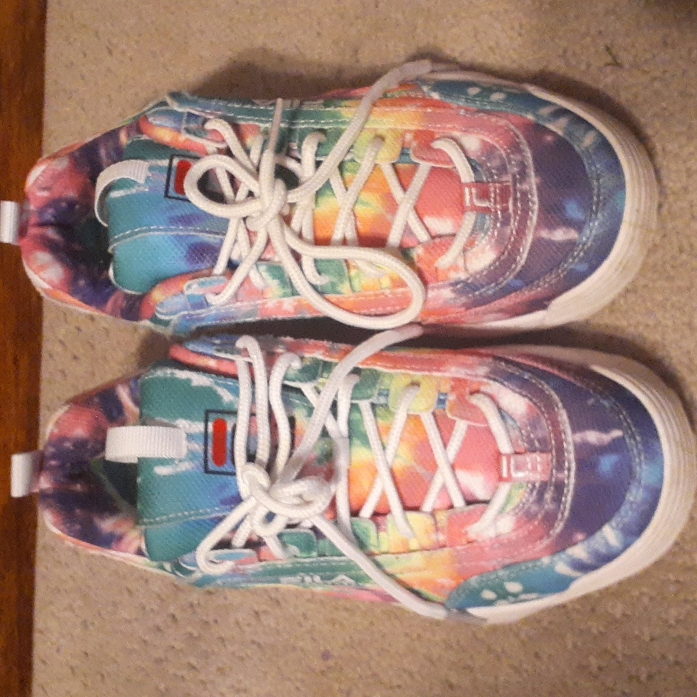 Fila tie dye sneakers